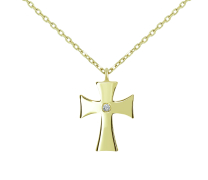 GARGANTILLA CRUZ DIAMANTE