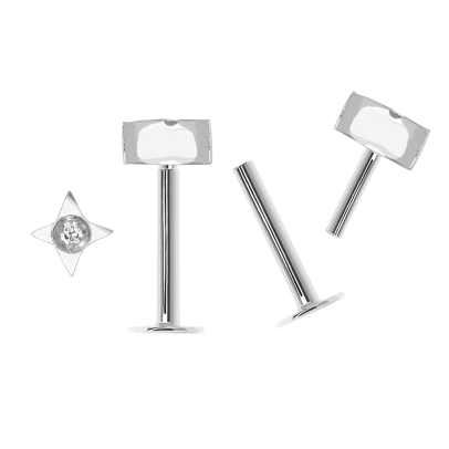 PENDIENTE PIERCING DIAMANTE