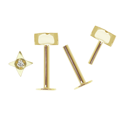 PENDIENTE PIERCING DIAMANTE